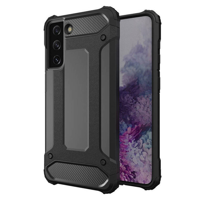 Hybrid Armor hybride blindé coque housse Samsung Galaxy S22+ (S22 Plus) noir
