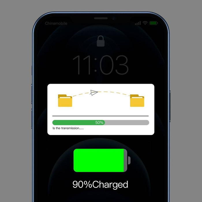 [RETURNED ITEM]  Baseus Tungsten USB - Lightning cable 2,4 A 1 m black (CALWJ-01)