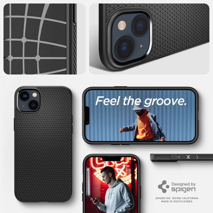 Case Spigen Liquid Air IPhone 14 PLUS MATTE BLACK