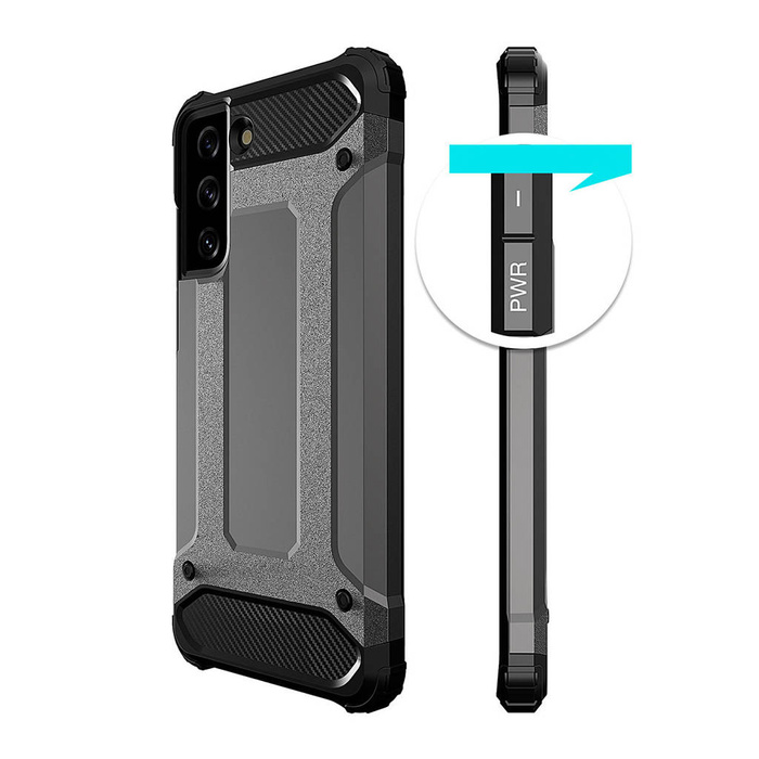 Obal Hybridní Armor Obal Pro Samsung Galaxy S23 Ultra Armoured Hybrid Cover Blue Case Case