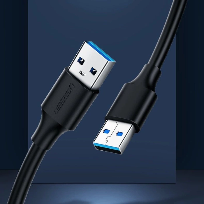 [B WARE] Ugreen Kabel USB 2.0 Kabel (männlich) - USB 2.0 (männlich) 0,5 m schwarz (US128 10308)