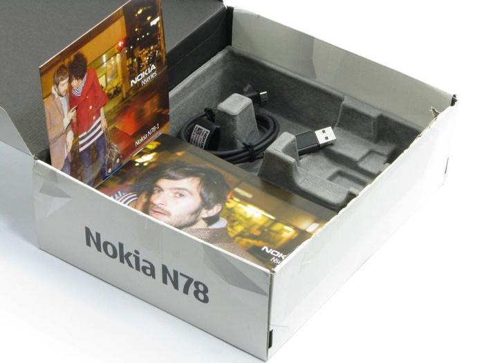 Box NOKIA N78 CD, Kábel, manuál