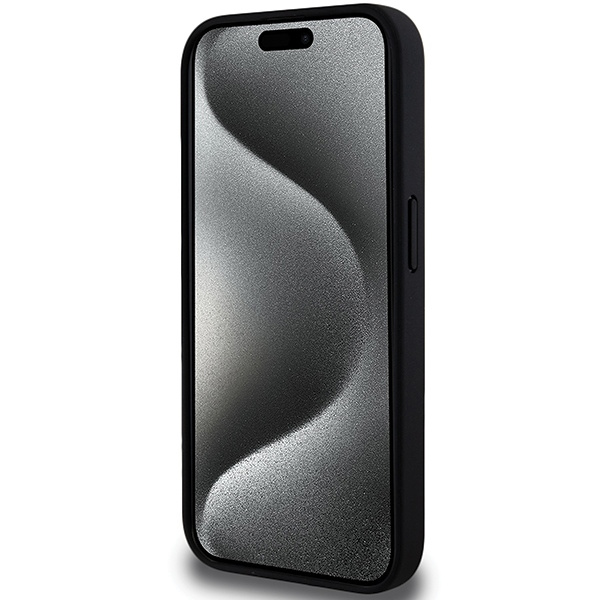 Cover Bmw Bmhcp15x23pupvk IPhone 15 Pro Max 6,7" nero/nero durocase linea tricolore perforata Case