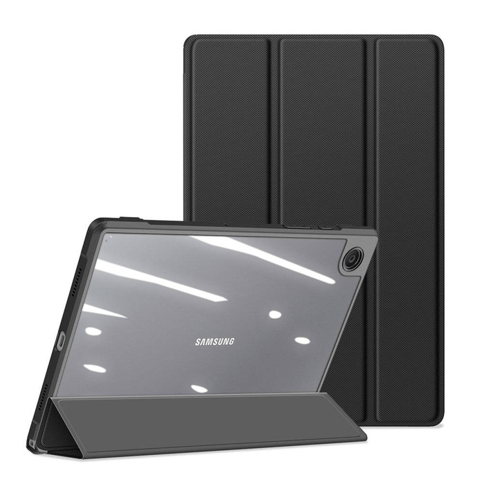 Dux Ducis Toby Armored Flip Smart Case für Samsung Galaxy Tab A8 10.5 &#39;&#39; 2021 mit Stifthalter Schwarz