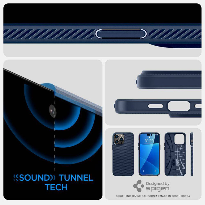 Coque Spigen Liquid Air IPhone 14 PRO BLEU MARINE