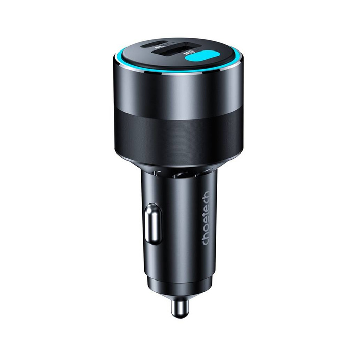Choetech fast nabíječka auto 130W 2xUSB-C + USB-A černá (TC0011)