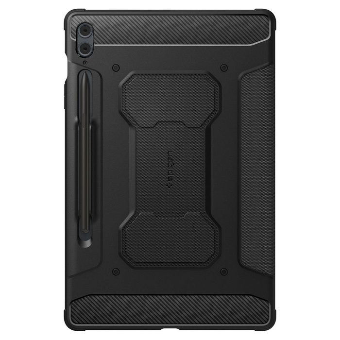 Hülle Spigen Rugged Armor "pro" Galaxy Tab S9 Fe Plus 12.4 X610 / X616b Schwarz Case