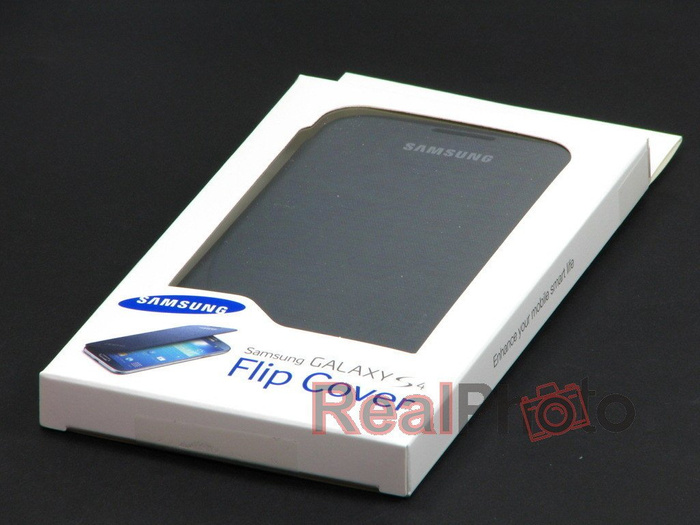 Case SAMSUNG Galaxy S4 SIV I9500 I9505 Flip Case EFC-1G6FBECSTD Metallic Blue