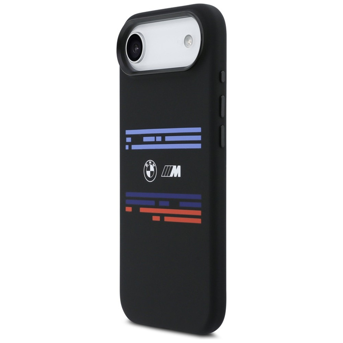 Etui BMW M Silicon Horizontal Line       MagSafe do iPhone Air czarny