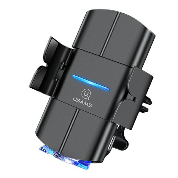 USAMS Induktionshandgriff für Lüftungsgitter 10W Automatik Starod US-CD133 CD133ZJ01 Schwarz