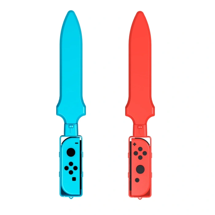 Pakiet akcesoriów rodzinnych 10 w 1 do gry Nintendo Switch Sports - zestaw czerwony i niebieski