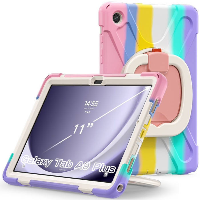 Hülle Tech-protect X-armor Samsung Galaxy Tab A9+ Plus 11.0 X210 / X215 / X216 Baby Farbe Case