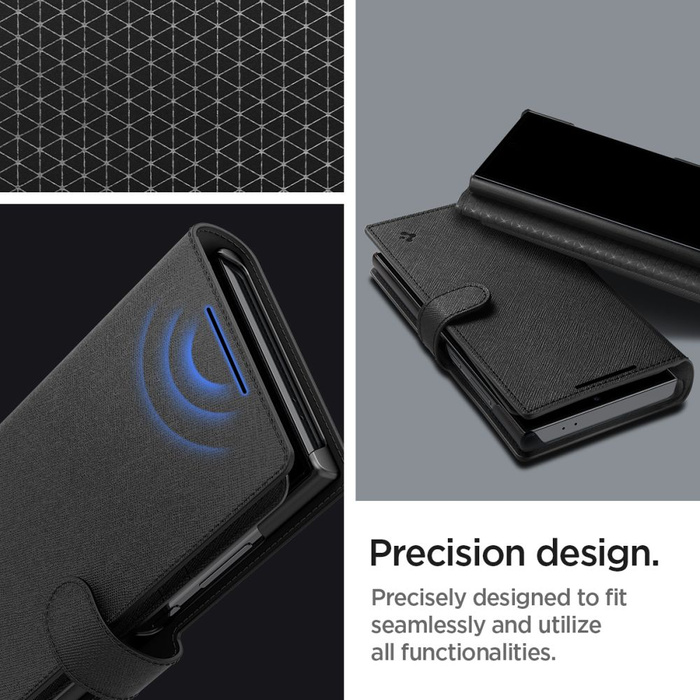 Funda Spigen Cartera "s" Plus Samsung Galaxy S24 Ultra Negro