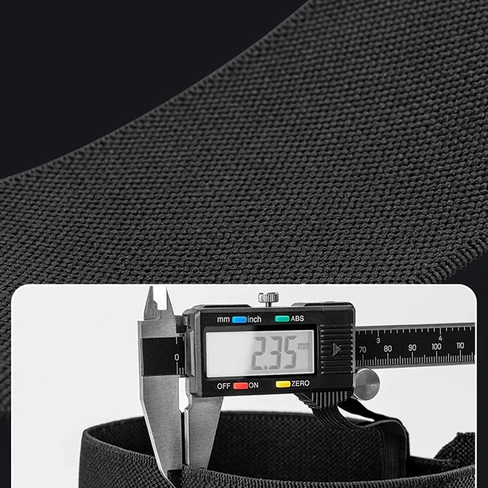 Rockbros 0431001 sports wristband - black (2 pcs.)