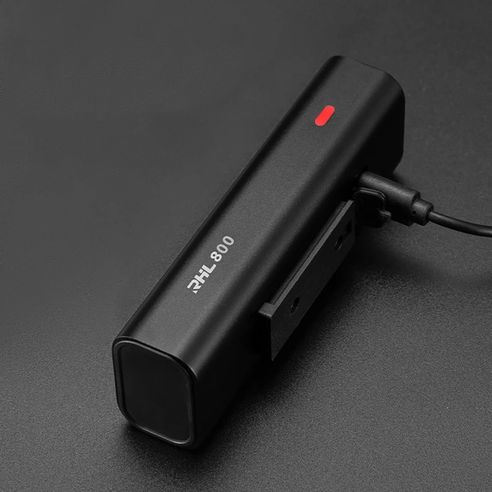 Rockbros 24710012001 luce anteriore per bicicletta 800 lm + cavo USB-C - USB-A - nero