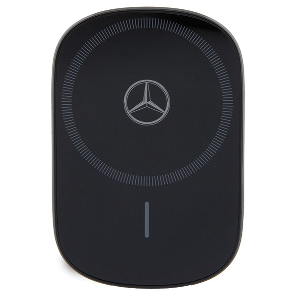 Mercedes uchwyt indukcyjny MEWCCGSLK 15W do kratki went/szybę czarny/black Silver Stars MagSafe Case