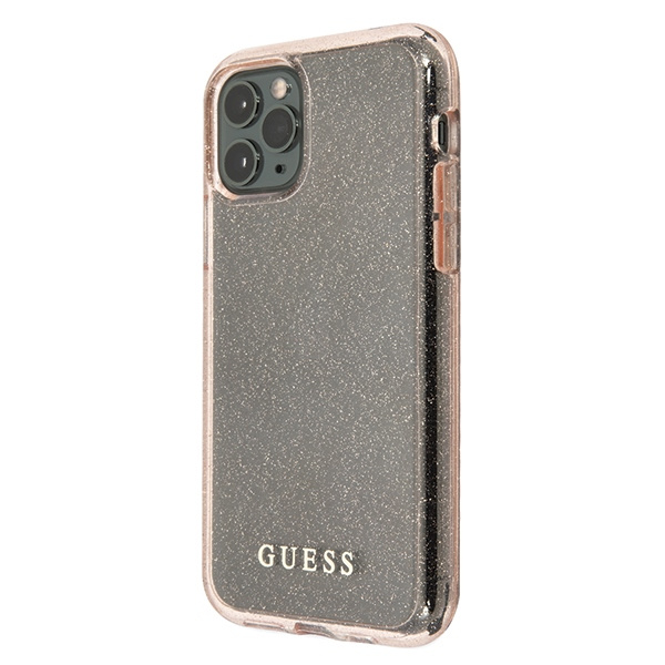 Coque GUESS Apple iPhone 11 Pro Max Glitter Rose Case