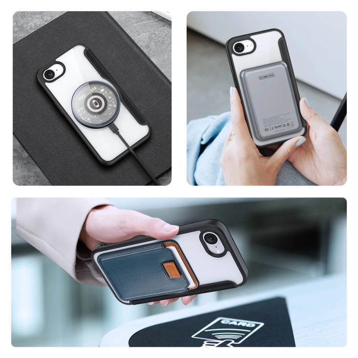 Dux Ducis Skin X Pro Case with MagSafe for iPhone 16e - Black