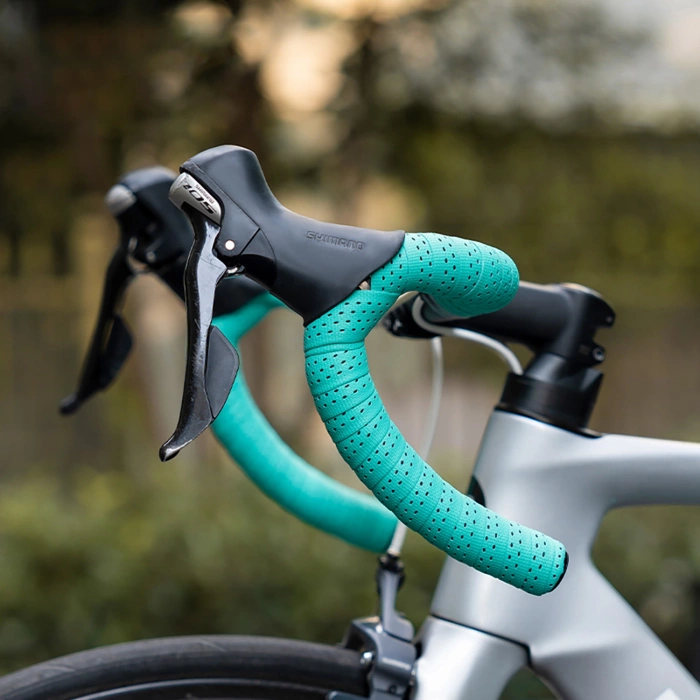 Rockbros Handlebar Tape Perforated Silicone - Green