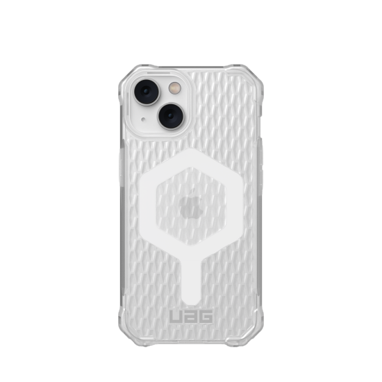 UAG Essential Armor - Schutzhülle für iPhone 14 Plus kompatibel mit MagSafe (frosted ice)