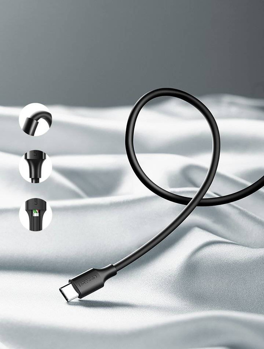Ugreen kabel USB - USB Typ C 2 A kabel 0,5 m černý (60115)