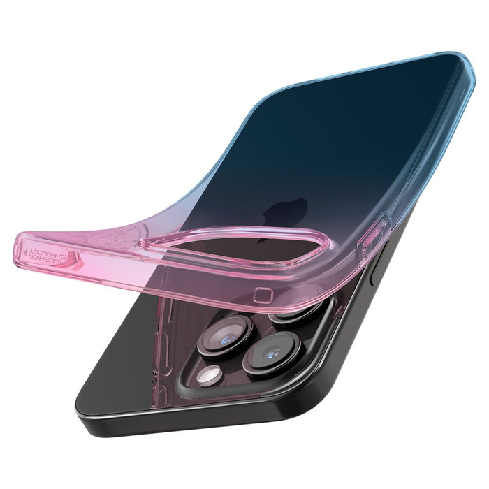 Hülle Spigen Liquid Crystal iPhone 15 Pro Gradation Rosa Case