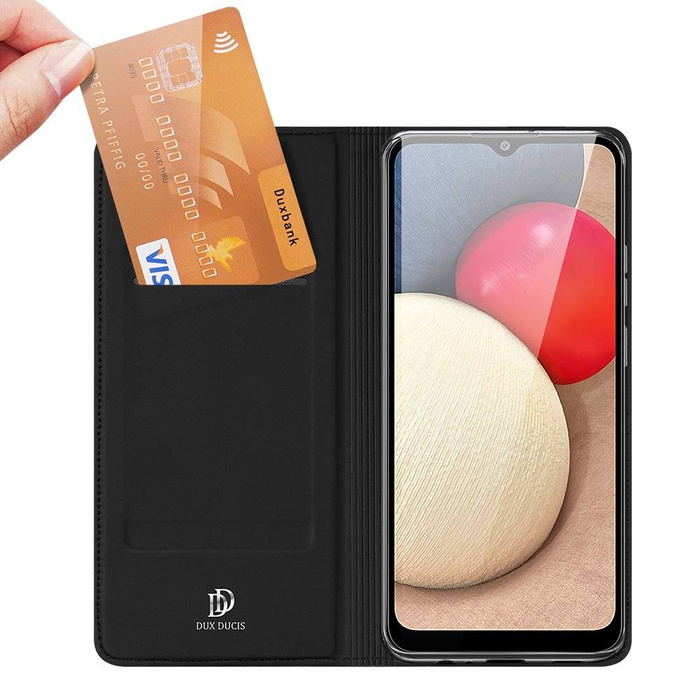 DUX DUCIS Skin Pro Holster Cover für Samsung Galaxy A02s EU schwarz
