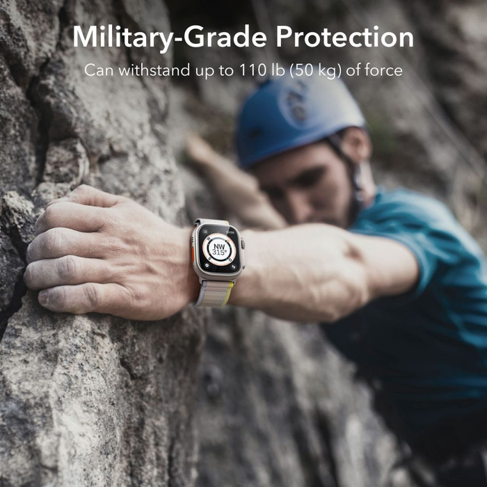 Tempered Glass ESR ArmorITE GEHÄRTETES GLAS 2ER-PACK Apple Watch ULTRA 1 / 2 / 3 (49 MM) TITAN