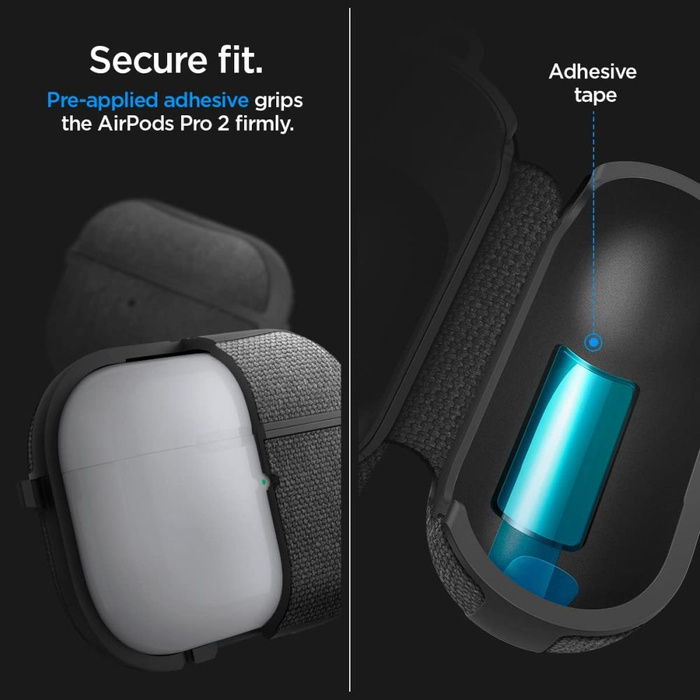 Funda Spigen URBAN FIT Apple AIRPODS PRO 1 / 2 NEGRO
