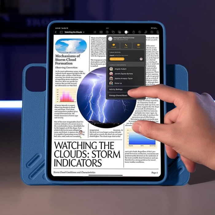 ESR FLIP HYBRID IPad PRO 13" 7 / 8 / 2024-2025 NAVY BLAU