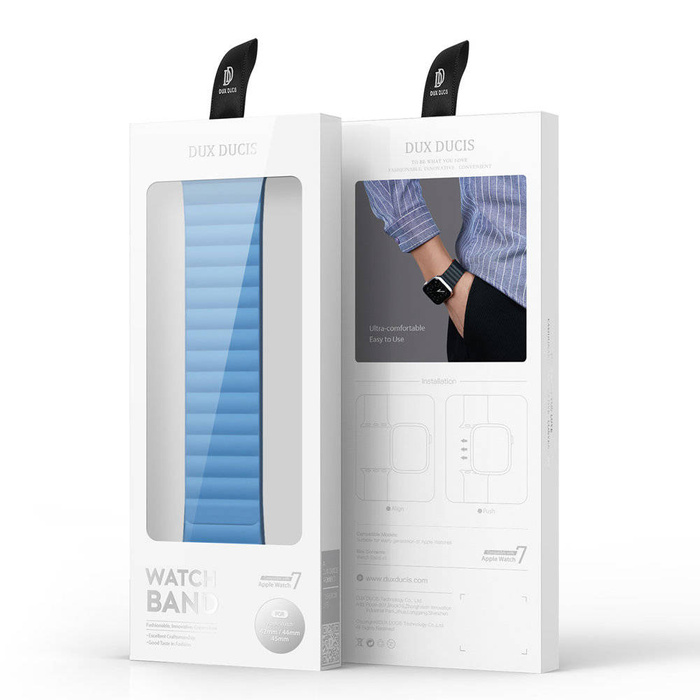 Dux Ducis mágneses szíjas óraszíj óraszíj / SE (41/40 / 38mm) mágnesszalag kék (láncos változat)