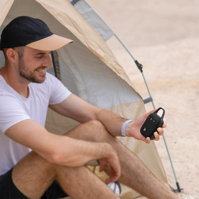 Tronsmart Mirtune H1 8W tragbarer Außenlautsprecher, Schwarz