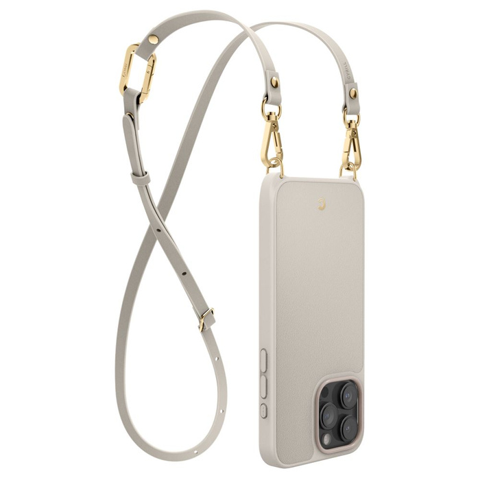 Funda iPhone 15 Pro Max Spigen Cyrill Classic Charm Mag MagSafe Crema Case