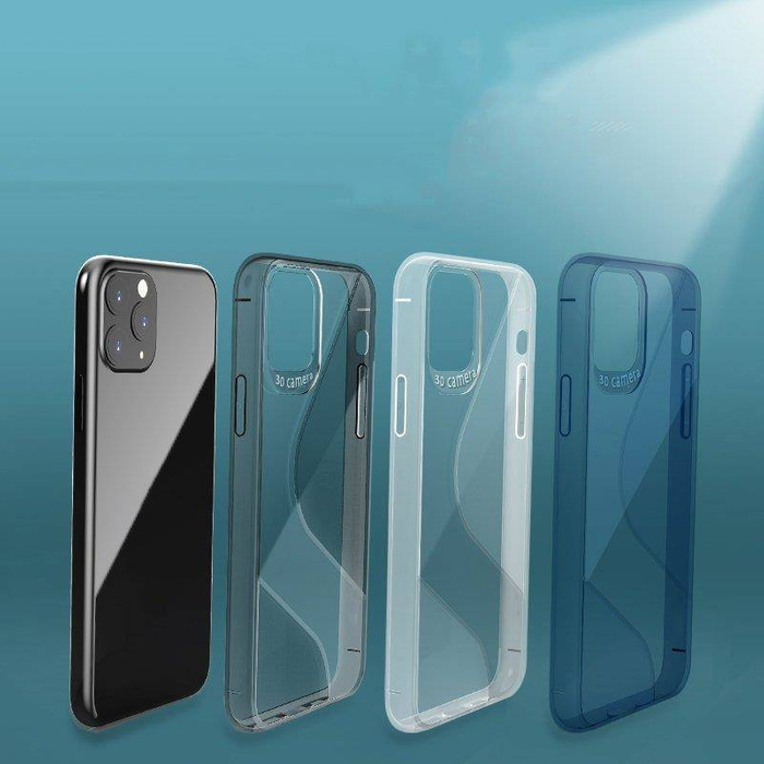 S-Case Flexible Cover TPU Case for Huawei P40 Lite E black