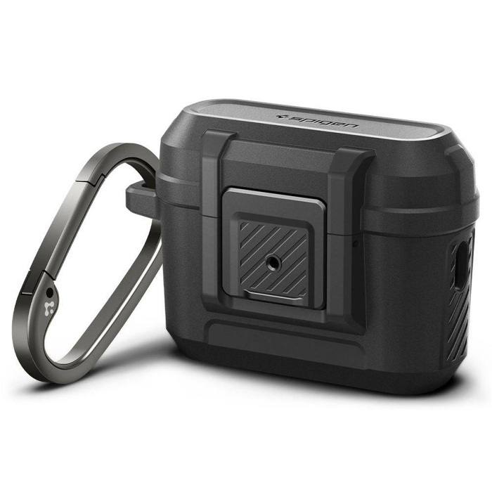 Obal Spigen LOCK FIT AIRPODS PRO 1 / 2 MATTE ČERNÁ