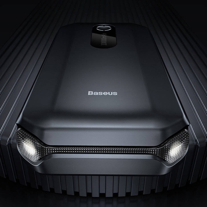 Banque de puissance Baseus Power Starter Jump Starter booster 1000mAh 12V (1000A / 500A) + pinces crocodiles noir (CGNL020101)