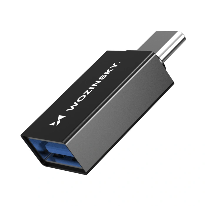 Adapter Wozinsky W10GY1S USB-C - USB-A 3.2 10Gb/s - czarny