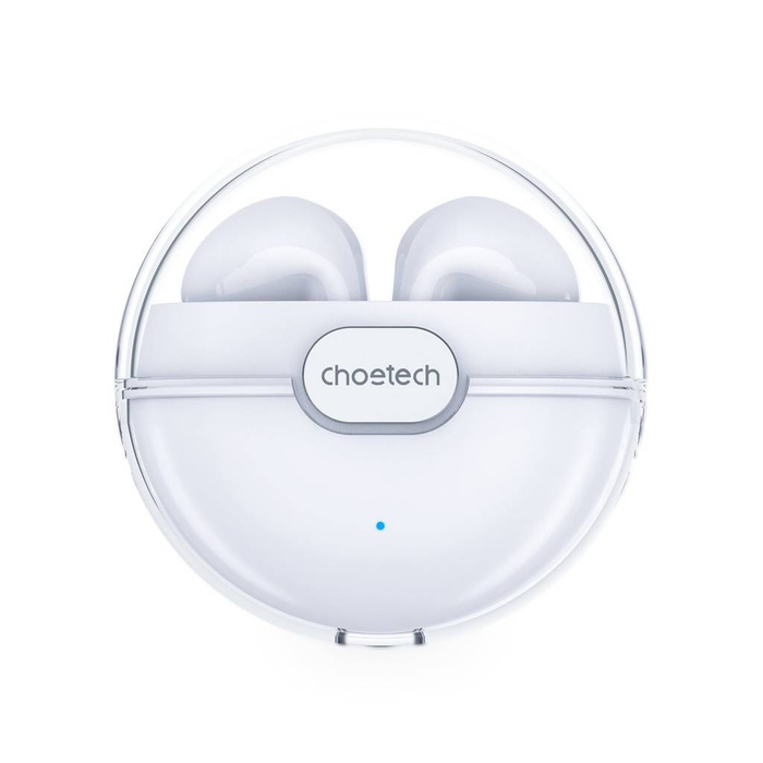 Choetech sluchátka bezdrátový TWS s nabíjením pouzdro bílý (BH-T08)