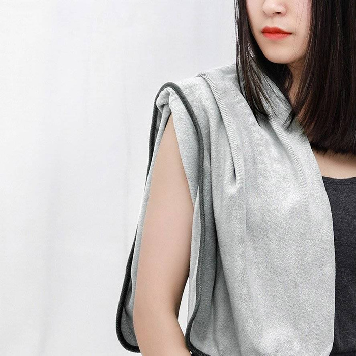 Baseus 2x serviette de séchage voiture en microfibre microfibre 40 cm x 40 cm gris (CRXCMJ-0G)