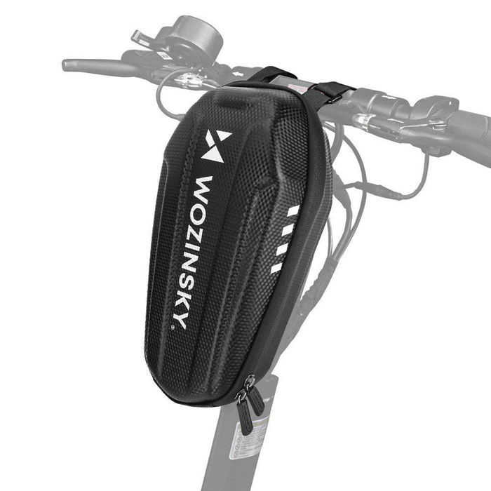 Wozinsky impermeable scooter bar bag 3l bolsa de manillar negro (WSB4BK)