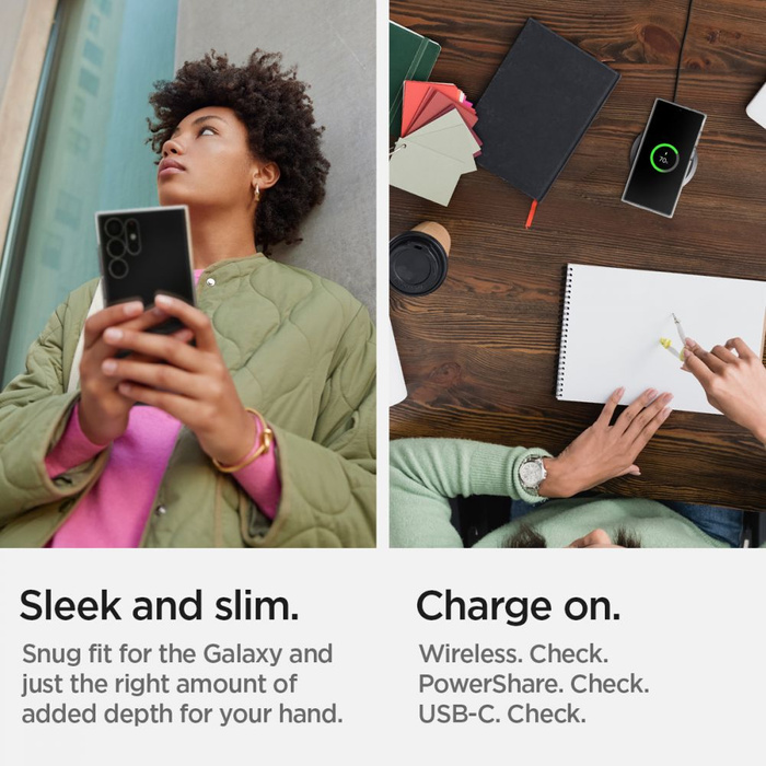 Hülle Spigen Samsung Galaxy S22 Ultra Liquid Crystal Klar Case