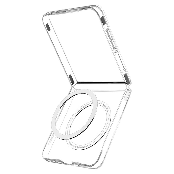 SPIGEN HÜLLE SAMSUNG GALAXY Z FLIP 7 AIRSKIN MAG MAGSAFE KRISTALL TRANSPARENT WEISS
