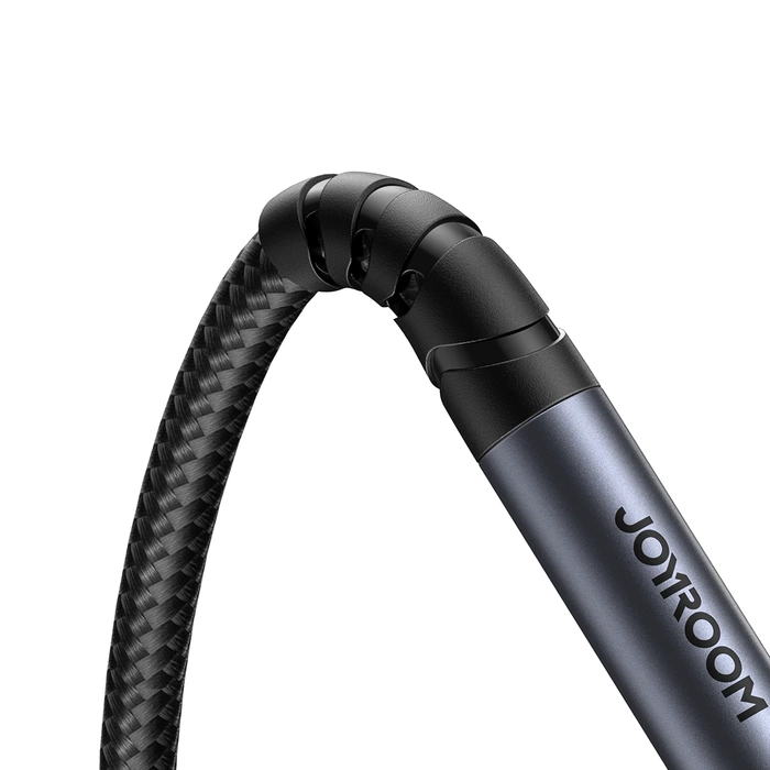 Cable de audio estéreo Joyroom AUX 3,5 mm mini jack (macho) - mini jack (hembra) 1,2 m negro (SY-A09)