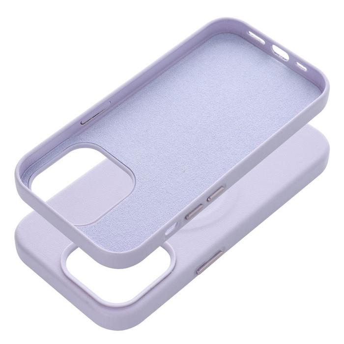 ROAR futerał LEATHER MAG kompatybilny z MagSafe do IPHONE 14 Pro Fioletowy