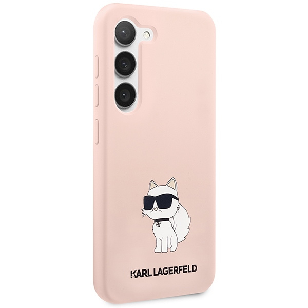 Obal Karl Lagerfeld Silicone Nft Choupette - Obal Samsung Galaxy S23 Plus (růžový) Case