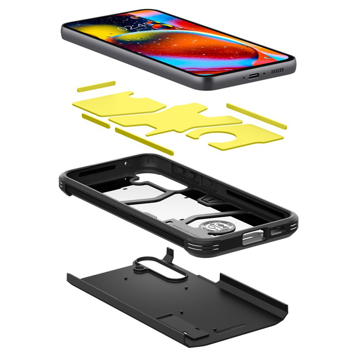 Telefontok Spigen Tough Armor Galaxy S23 FE Fekete Case