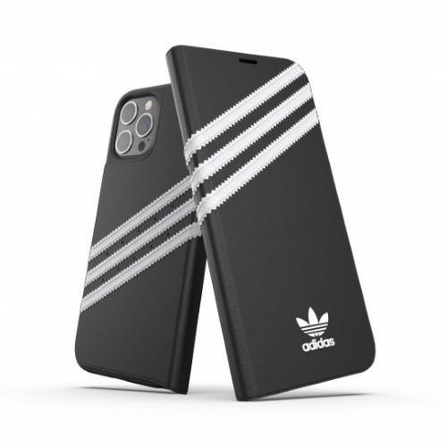 Adidas OR Booklet Case PU iPhone 12 Pro Max 6.7" schwarz-weiß/schwarz-weiß 42246