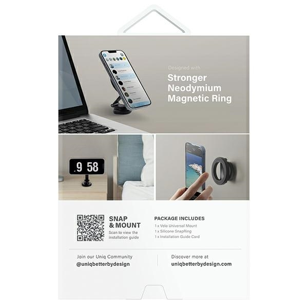 Uniq support magnétique universel Velo noir/noir minuit