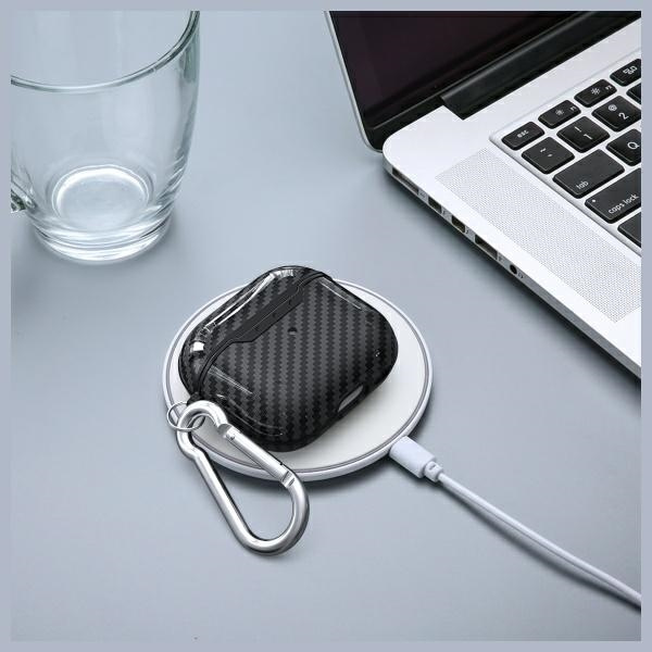 Beline AirPods Carbon Cover Air Pods 4czarny/black