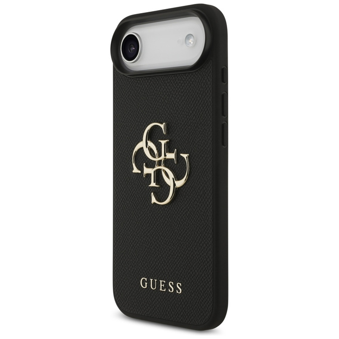Etui Guess Grained Big 4G & Classic Logo do iPhone Air czarny